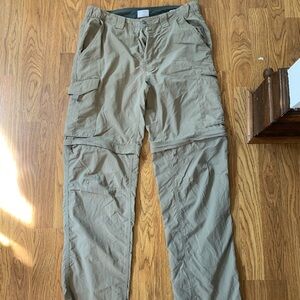 Columbia Omni-Shade Convertible Pants, Men’s Size 32x34